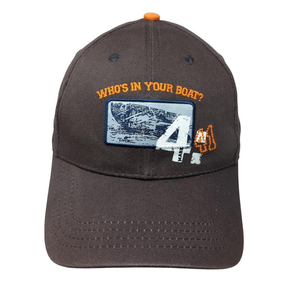 Who's in Your Boat? 441 Strapback Baseball Cap Gray OS Adjustable Paramount